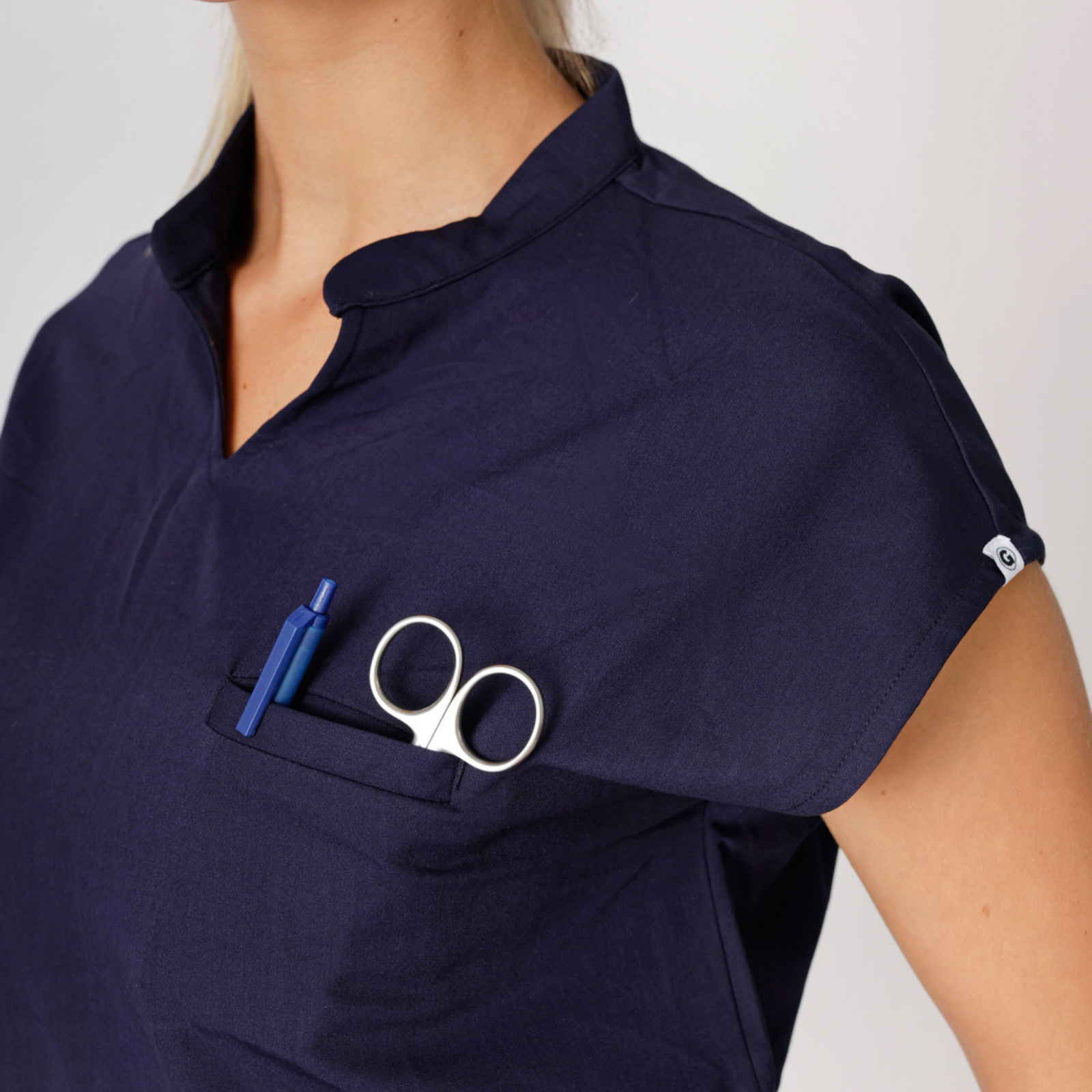 Luna Werkshirt Dames Comfortabel en Functioneel Navy-Marin