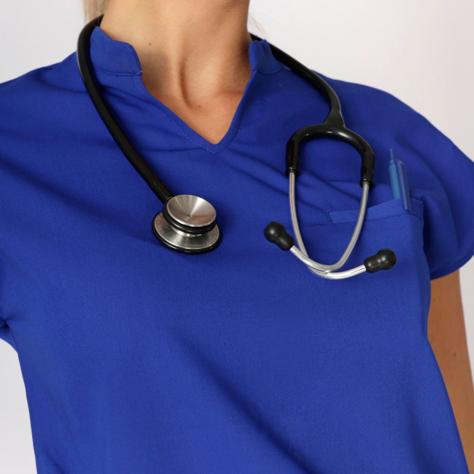 Luna Werkshirt Dames Comfortabel en Functioneel Royal-Blue